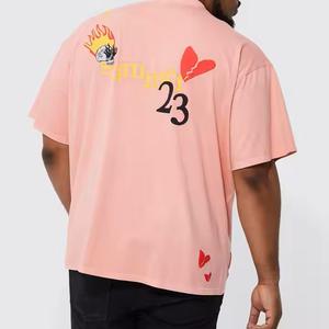 Camisetas de hombre más vendidas 100% algodón peso ligero de alta calidad ajuste suelto diseño liso nueva colección - Product Image 5