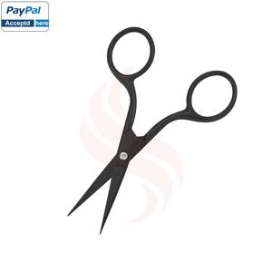Custom Private Logo Classic Embroidery <b>Scissors</b> in Black Color Stainless Steel <b>Paper</b> <b>Scissors</b> with Unique Design - Product Image 6