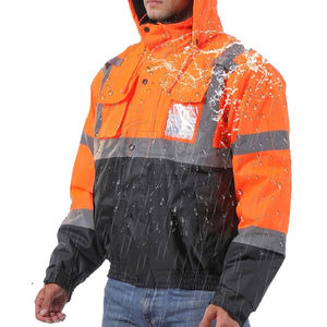 Chaqueta de Trabajo Reflectante de Alta Visibilidad con Corte Moderno, Hombros y Mangas Reforzados, Perfecta para Trabajos de Construcción e Industriales - Product Image 2