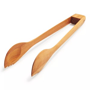 <b>Serving</b> <b>tong</b> set high quality natural wooden <b>tongs</b> best price from direct factory customization accept - Product Image 2
