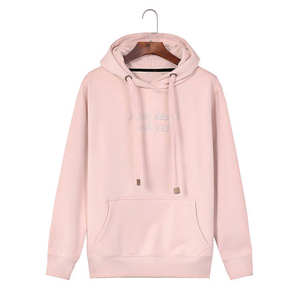 Prix de gros thermique blanc 100% coton sweats à capuche pour femmes à manches longues pulls à capuche pour femmes - Product Image 1