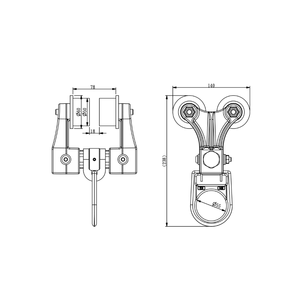 Anclajes de detención de caídas rodantes deslizantes YAA531 - Product Image 2