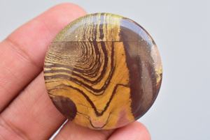 ¡Raro! Outback-cabujón de jaspe, Gema de jaspe para joyería, piedra para anillo, piedra de Color marrón - Product Image 6