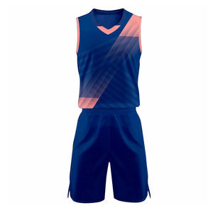 Uniformes de basket-ball de taille personnalisée du fabricant professionnel 100% polyester nouvelle technique imprimée respirante de conception - Product Image 1