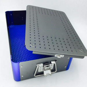 กล่องใส่อุปกรณ์ฆ่าเชื้อทำจากสเตนเลสสตีลมีหลายสีถาดใส่เครื่องมือผ่าตัดด้วยตัวเองผ่านการรับรอง CE - Product Image 5