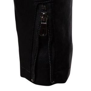 Nueva llegada High Street Chaquetas de cuero para hombre Chaquetas de cuero de invierno para hombre Chaquetas de cuero negro para montar en bicicleta personalizadas para hombre - Product Image 5