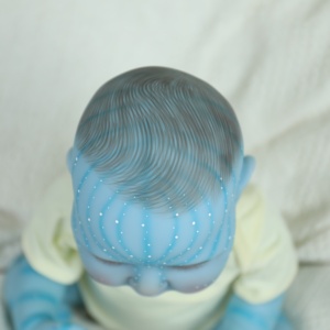 Lifereborn 18 pulgadas 46cm <span class=keywords><strong>Avatar</strong></span>'s Skin Blue Reborn Muñecas para recién nacidos Bebe Silicona Vinilo Reborn Baby Dolls para regalos - Product Image 5