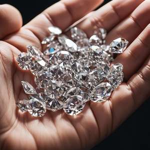 Diamant CVD poli 5 à 7 carats E F couleur blanc pureté en vrac excellente coupe brillante ronde bijoux en diamant cultivés en laboratoire - Product Image 3