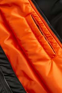 Chaqueta bomber de satén de béisbol para hombre y mujer, nueva, de alta calidad, invierno 2024, universitaria, lisa, para bordar, al por mayor, personalizada. - Product Image 6