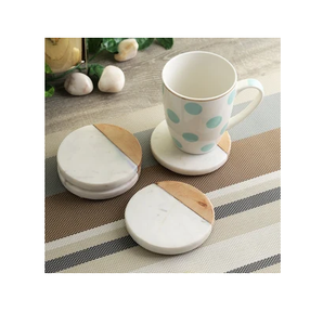 Dessous de verre en bois et en marbre de la meilleure qualité et sous-verres fonctionnels et élégants pour la maison et le bureau - Product Image 3