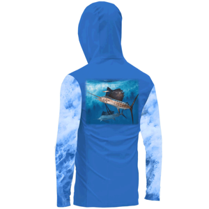 Camiseta Deportiva de Manga Larga Personalizada al por Mayor, de Algodón, Ligera, Cómoda, para Hombre, para Tenis, Golf, con Capucha, Color Heather - Product Image 6