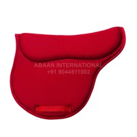 Tapis de selle respirant en maille pour cheval, double couche de mousse, doublure en fourrure, léger, absorbant les chocs, pour l'endurance et l'entraînement