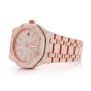 Montre-bracelet de haute qualité en acier inoxydable, quartz, diamant moissanite, édition limitée - Product Image 2