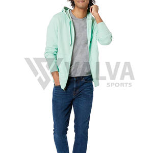 Unisexe 100% coton pull à capuche haute qualité surdimensionné poids lourd tissu thermique brodé technique solide coton printemps - Product Image 4