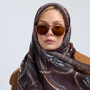 Bufanda Pashmina para Mujer, Diseño Étnico Vintage con Estampado Paisley Barroco, Acabado Mate, Tacto Suave, Sensación de Algodón, Ligera, para Todas las Temporadas - Product Image 4