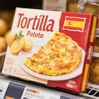 Emballages personnalisés écologiques en matériaux recyclés pour aliments surgelés, avec gaufrage pour pizzas, burgers, aliments pour bébés, chips de pommes de terre