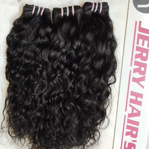 Distributeurs en gros d'extensions de cheveux de trame Indian Temple Remy perruques frontales à fermeture Machine double trame de cheveux - Product Image 1