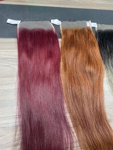 Frontal en dentelle HD, cheveux humains Remy vietnamiens, double épaisseur, sans colle, pointes pleines, toutes couleurs - Product Image 6