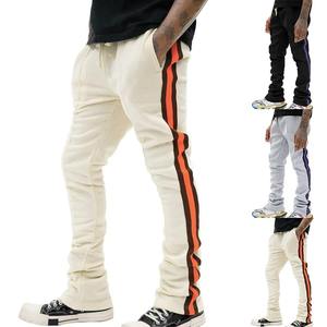 Pantalones Casuales de Primavera y Otoño de Alta Calidad, Pantalones Deportivos a Rayas, Pantalones Ajustados para Hombre - Product Image 1