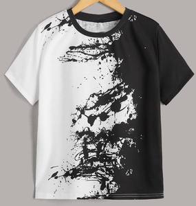 T-shirt de haute qualité 100% coton couleur personnalisée pour hommes coupe régulière t-shirt Stock en vrac vêtements t-shirt - Product Image 6