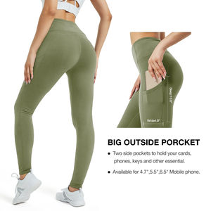 Recién llegado, pantalones casuales, pantalones de moda para mujer, pantalones de cintura alta, mallas para gimnasio, mallas sin costuras hechas a medida - Product Image 4