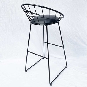 Industrial-Style Metal <b>Bar</b> <b>Stool</b> with <b>Adjustable</b> Seat for Kitchen Dining Room Club Home <b>Bar</b> - Product Image 3