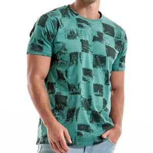 Camiseta para Hombre 100% Algodón Suave Ligera de Manga Corta Corte Regular Transpirable Informal para Uso Diario Estilo Urbano con Estampado de Logotipo - Product Image 2
