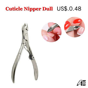 Luxurious 9.5cm High Carbon Steel Cuticle Nippers Wire Spring Lap Joint Chrome Nical Plated Good Hardness Stainless Steel - Product Image 2