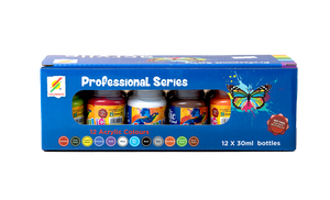 Professional 12 Colors Acrylic <b>Paint</b> Set 30ml Acrylic Art <b>Paints</b> Acrylic Color <b>Paint</b> for Kids Colormate Support Small Quantity - Product Image 2