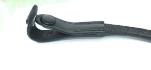 Bande de sourcils en cuir plat sans canal de haute qualité Pop Snap Button Utilisation équestre pour les sports de plein air et l'équitation - Product Image 3