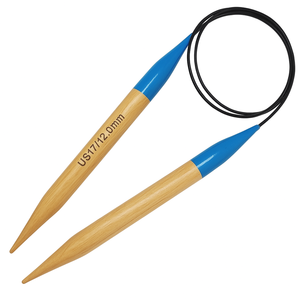 Agujas circulares de tejer de madera de lujo, cable resistente y puntas pulidas. Aguja de tejer ideal para un trabajo suave, silencioso y preciso. - Product Image 4