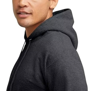 Sudaderas con capucha informales de invierno para hombre Color sólido Regular Fit 100% algodón polar transpirable ecológico de alta calidad - Product Image 1