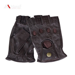 Guantes para clima frío con pantalla táctil de piel de cabra clásicos personalizados para mujer, forro polar para invierno, clima cálido, conducción - Product Image 4
