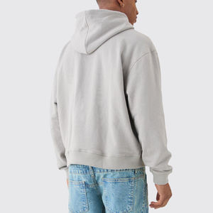 Sudaderas con capucha para hombre, ropa de calle con hombros caídos, de algodón pesado, ajuste cuadrado, sudaderas con bolsillo funcional de gran tamaño, sudaderas con capucha para hombre - Product Image 4