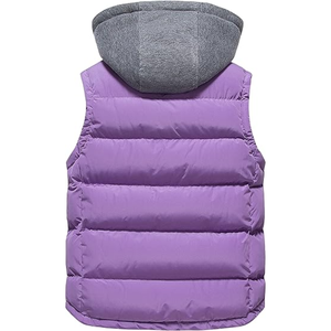 Chaquetas de chaleco sin mangas informales de calidad profesional con cuello levantado Puffy Winter Body Warmer chaquetas - Product Image 2