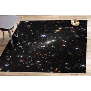 Tapis NASA Deep Field : Tapis antidérapant imprimé espace, tapis en chenille - Product Image 3