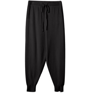 Pantalones de chándal de invierno para mujer OEM ODM gran oferta último modelo liso teñido ligero Jogger gimnasio desgaste cintura elástica estilo frontal plano - Product Image 3