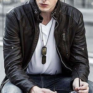 Chaqueta de cuero para hombre de último diseño con logotipo personalizado de manga larga a buen precio, disponible para ropa informal, chaqueta de cuero para hombre - Product Image 4