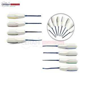 Elevadores de raíz de luxación de 8 piezas, Kit de Instrumentos dentales, potencia Manual, acero reutilizable para dentistas, cirugía oral, extracción de dientes - Product Image 5