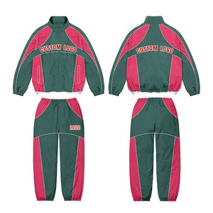 Survêtements coupe-vent de style urbain pour hommes, marque privée, personnalisez votre propre design, ensembles de vestes de sport respirants et à séchage rapide - Product Image 5