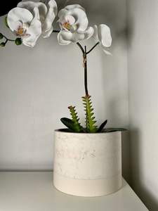 OEM Manufacturer Decorative Marble Planter Adds Luxurious Touch To Tabletops <b>Shelves</b> Gardens With Timeless Design - Product Image 2