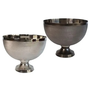 Bol de service en métal Fait à la main de qualité supérieure Bol de service alimentaire Bol de service en métal pour table de restaurant de mariage - Product Image 4