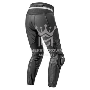 Pantalon de moto pour homme en cuir et toile de haute qualité 100%, service personnalisé OEM, manches longues, imperméable et respirant - Product Image 2