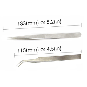 Nouvelle arrivée Pince à cils en or avec poignée en diamant Boîte d'emballage de volume de pointe en fibre de marque privée - Product Image 3