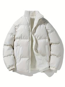 Veste d'hiver en duvet à bulles pour hommes, haute qualité, vente à chaud, régulière, légère, imperméable, fermeture à double boutonnage - Product Image 6