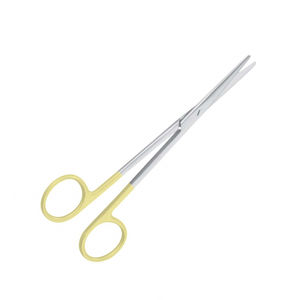 Ciseaux Metzenbaum d'opération chirurgicale à moitié plaqués or de haute qualité Ciseaux de coupe de pansement de chirurgie TC - Product Image 2