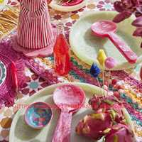 Speciale eco-vriendelijke resin kommen en borden FAIZA CRAFT klassieke stijl voor keuken, servies, thuisgebruik en feestjes