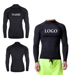 Secado rápido Upf 50 Sublimación Impreso Logo Trajes de baño Swim Rash Guard Bjj Surf Rash Guard Manga larga Quick Dry Rash Guard - Product Image 6