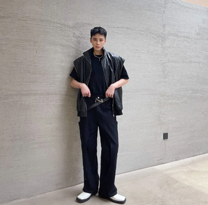 Veste en cuir pour homme sur mesure à col montant, fabriquée au Pakistan, produit phare, vestes en cuir pour homme, teinture noire, design personnalisé - Product Image 6