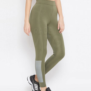 เลกกิ้งเอวสูงสำหรับเล่นโยคะฟิตเนสของผู้หญิงไซส์ XL แห้งเร็วผ้าปิดเอวยางยืดพิมพ์ลายแบบกำหนดเองขนาดพิเศษขายส่ง - Product Image 4